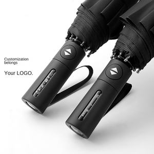 Paraguas Plegable Automático al por Mayor con Logotipo Personalizado, Doble Uso, Resistente al Viento, para Hombre y Mujer, Regalos Empresariales - Product Image 3