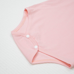 Conjunto de 3 Bodys de Bambú y Spandex para Bebé ALB20, Estampado de Dibujos Animados, Transpirable, Tejido, Unisex, 4 Estaciones, Cierre de un Botón, Cuello Redondo - Product Image 6
