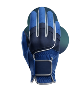 Gant de golf professionnel en cuir PU bleu, dernier design, pour droitier, antidérapant, avec fermeture à boucle, unisexe, confortable - Product Image 1