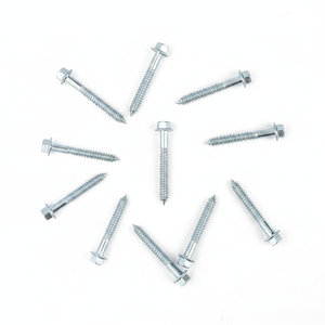 Tornillo de Acero al Carbono de Alta Resistencia Clase 4, Métrico/Pulgadas, HRC22-32, Punta Afilada, Cabeza Hexagonal Externa, Rosca Gruesa para Madera, Estándar DIN 571 - Product Image 2