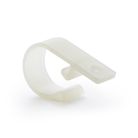 Serre-câble Essentra P Style, clip de fixation à vis, nylon naturel 6/6 EXWHC, serre-câble pour faisceau de câbles