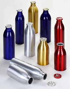 Botellas de Aluminio Reutilizables Ecológicas Premium para Cerveza y Agua Mineral, Marca GREEN PACKAGING, Venta al Por Mayor, Fabricante de Vietnam - Product Image 1