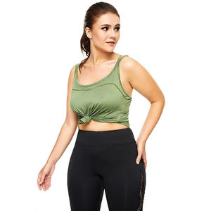 New Casual Sleeveless Sports Quick Dry Breathable Yoga Wear Gym Fitness <b>Vest</b> Women Yoga Tank Tops Front Logo - Product Image 4