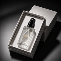 Fournitures d'usine : Flacon de parfum vide de 50 ml, rectangulaire, couleur personnalisée, flacon de parfum exquis, 50 ml, avec couvercle