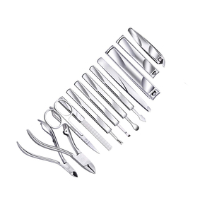 Professional Stainless Steel Manicure & Pedicure <b>Set</b> with 12 Pieces <b>Nail</b> Clipper Luxurious Gift Box for Grooming Kit - Product Image 5