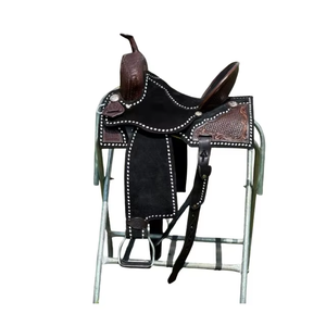 Silla de Montar de Lujo para Carreras de Barriles, Cuero Argentino Premium Hecho a Mano, Silla de Montar Personalizada para Rodeo y Senderismo, Equipo de Equitación - Product Image 3