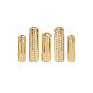 Brass Drop Anchor Expansion Type Fastener Corrosion Resistant for Concrete Masonry and Construction Applications - Product Image 3