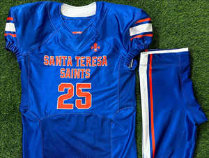 Uniforme de Fútbol Americano Juvenil 100% Poliéster, Personalizable con Impresión, Mangas Cortas, Camisetas Deportivas de Verano - Product Image 2