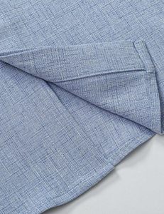Chemise de plage en lin pour homme, manches courtes, décontractée, boutonnée, pour les vacances - Product Image 5