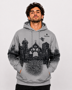 Custom Cotton Fleece Halloween Party <b>Hoodie</b> <b>Gothic</b> Streetwear Luxury Hooded Sweatshirt OEM Factory - Product Image 3