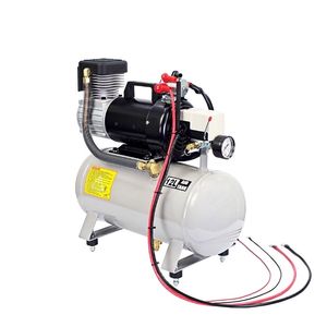 Professional 12V 25L Tank Weatherproof Heavy Duty Piston Type Portable Oil-Free Lifting Equipment DC <b>Air</b> Compressor - Product Image 1