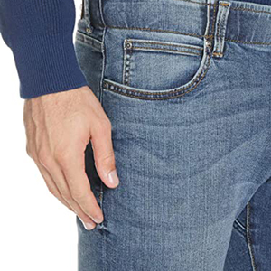Pantalones Vaqueros Baratos al por Mayor, Colección de Moda Primavera, Corte Regular, Ecológicos, Transpirables, 100% Algodón, Duraderos - Product Image 4