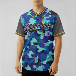 Maillot de baseball en maille polyester respirante avec logo brodé, motif de couture personnalisé, numéros, chemises de baseball pour hommes, tailles adultes - Product Image 4