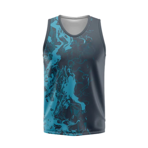 <b>Men's</b> Solid Plus Size Fitness Sleeveless Breathable Quick Dry Running Workout Clothing Bodybuilding <b>Singlets</b> <b>for</b> Sports Wear - Product Image 5