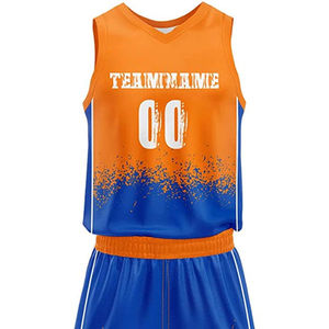 2026 Custom All-Black Reversible Digital Print 100% Polyester Sleeveless Breathable Basketball Uniform Sets for Players - Product Image 3