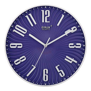 Direct Supply Designer <b>Clock</b> Large Display <b>Silent</b> Sweep Movement Battery Operated Durable Timepiece Available At Good Price - Product Image 1