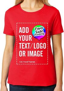 Camiseta estampada con cuello redondo para mujer - Product Image 3