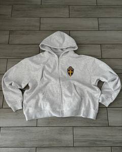 Conjunto de Sudadera con Capucha y Pantalones Deportivos Personalizados, Lavado Ácido, 100% Algodón, Corte Regular, Ropa Deportiva de Alta Calidad - Product Image 4