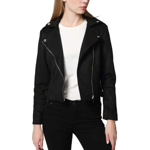 Best Selling Women's <b>Suede</b> Leather <b>Jacket</b> Custom Logo Breathable High Quality <b>Suede</b> Plain Dyed Leather <b>Jackets</b> - Product Image 1