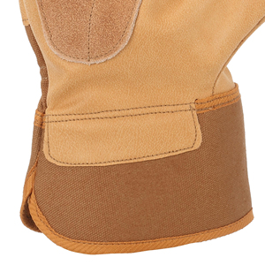 Gants de travail en cuir de chèvre de haute qualité, texture lisse, épaisseur 7 oz, sans latex, résistants à l'abrasion, gants de sécurité anti-abrasion - Product Image 5