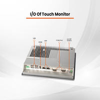 PC Panel Industri Desain Ramping Layar Sentuh dengan Sistem Operasi Android Terpasang untuk Kios Tiket