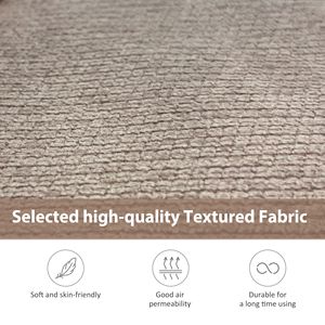 Divano Sezionale Reversibile 81.1*76.3*35'' con Contenitore, Ottomana e Chaise Longue a L con Dettagli Nailhead per Soggiorno - Product Image 5