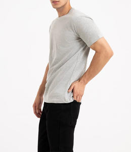 T-shirt streetwear de luxe surdimensionné, sur mesure, à épaules tombantes, en tissu tricoté 100% coton épais, pour un public ciblé - Product Image 4