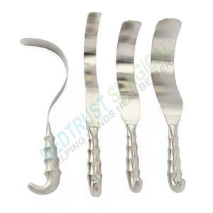 Elevador Cobb Manual, Instrumento Quirúrgico Ortopédico para Columna Vertebral, Diseño de Hoja Curva y Plana de Acero Inoxidable para Elevación Ósea - Product Image 4