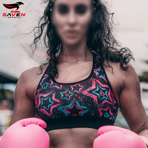 Soutien-gorge de sport imprimé par sublimation, grande taille, vêtements de fitness pour femmes de qualité supérieure, soutien-gorge de sport respirant uni pour le yoga - Product Image 6