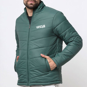 เสื้อแจ็คเก็ตพัฟเฟอร์ผู้ชายแบบกันน้ำสำหรับใช้งานกลางแจ้ง ผลิตจากโพลีเอสเตอร์ 100% รับผลิตตามสั่งพร้อมโลโก้ - Product Image 6