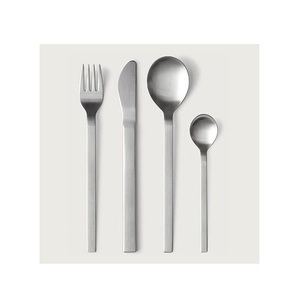 Ensemble de couverts classiques élégants en acier inoxydable, durables, légers, finition miroir, collection de couverts pour la salle à manger quotidienne, la cuisine et la table - Product Image 1