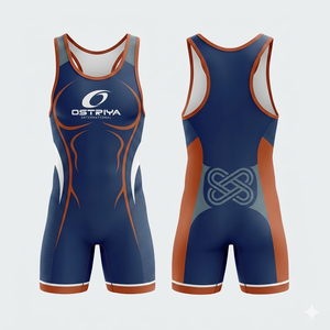 Factory Wholesale Custom Design GYM <b>Weightlifting</b> Wholesale Wrestling <b>Singlet</b> Custom Powerlifting <b>Singlet</b> For Men's - Product Image 1