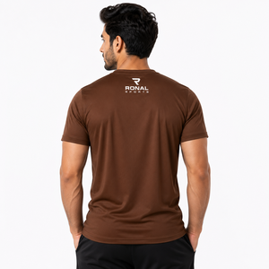 Camisetas de Manga Corta con Cuello Redondo para Hombre, Sólidas, Transpirables, Casuales, Lavadas, Sostenibles, Corte Regular, Precio al por Mayor OEM - Product Image 4