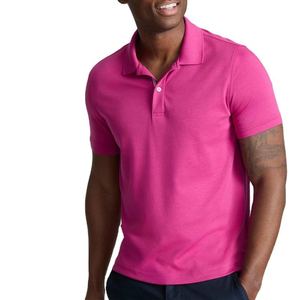 Chemises décontractées pour hommes, très tendance, avec logo personnalisé, couleur unie, respirantes, anti-plis, en coton, vente en gros, évacuation de l'humidité - Product Image 1