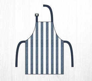 Bulk Wholesale Cotton Yarn Dyed Stripe design <b>Kitchen</b> <b>Apron</b> Custom sustainble Color High Quality Soft Fabric Anti- Washable - Product Image 1
