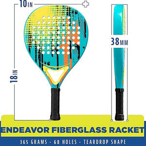 Pala de Carbono para Jugadores Competitivos, Pala de Material Compuesto de Carbono con Absorción de Impactos, Compre Palas de Fibra de Carbono Premium - Product Image 5