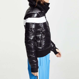 Winter Clothes Quilted Warm Double Panels Puffer Bubble <b>Jacket</b> <b>Women's</b> <b>Waterproof</b> Breathable Reversible Puffer <b>Padded</b> Coats - Product Image 4