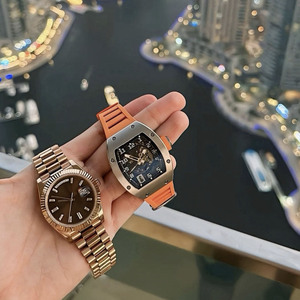 RC JP SK Factory High Quality 904L Rose Golden 40mm Luxurious Fashion Movement Calendar 3255 Waterproof Mechanical <b>Watch</b> - Product Image 2