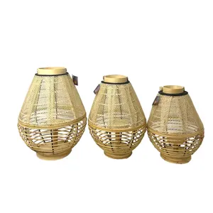 À la mode de haute qualité à la main écologique bougeoir personnalisé Durable bambou tissé à la main bohème lanterne pour la décoration de la maison - Product Image 4