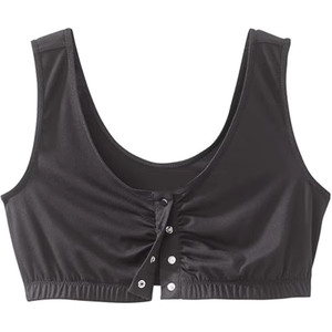 Women Front Closure <b>Wire</b> Free Bra Solid Color Spandex Polyester Full Cup Basic Style All Seasons Machine Washable - Product Image 1