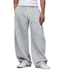 Custom <b>Men's</b> Woolen Straight Casual Baggy Sweatpants Elastic Waist Athletic Joggers Loose <b>Lounge</b> <b>Pants</b> with Pockets - Product Image 3