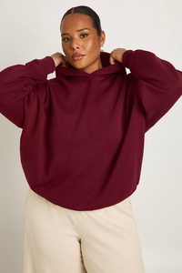 Sudadera con Capucha Extra Grande para Mujer, Estilo Urbano, Logotipo Personalizado en la Parte Delantera, Felpa de Algodón Gruesa, Transpirable para Invierno - Product Image 6