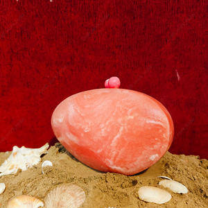 Bolso de Mano de Resina Ovalado Color Durazno Naranja de Lujo, Bolso Rígido de Diseñador para Fiestas, Bodas y Eventos Nocturnos para Mujer - Product Image 3