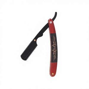 New Arrival OEM Brand Old-fashioned Manual <b>Razor</b> Wood Handle Folding Stainless Steel <b>Single</b> <b>Blade</b> Non-Disposable Underarm <b>Razor</b> - Product Image 3