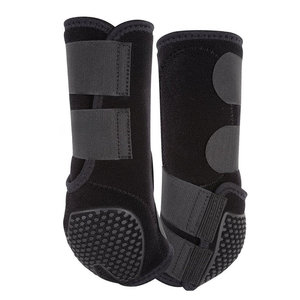 Paquete de 4 Protectores de Patas para Caballos, Botas de Neopreno para Tendones, Botas Deportivas Equinas, Botas Medicinales para Caballos - Product Image 1