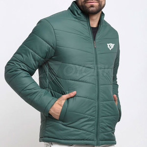 Veste matelassée pour homme, design personnalisé, créez votre propre logo, veste d'hiver légère et décontractée - Product Image 4