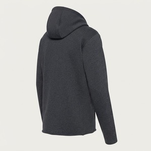 Hoodie surdimensionné personnalisé, coupe courte, déchiré, ourlet brut, en molleton français de qualité, épais, délavé à l'acide - Product Image 6