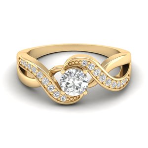 REYES 9K 10K 14K 18K Rose Gold Lab Created Round Cut 0.99 Carat Moissanite Rings for Women Engagement Wedding Fine Jewelry - Product Image 6