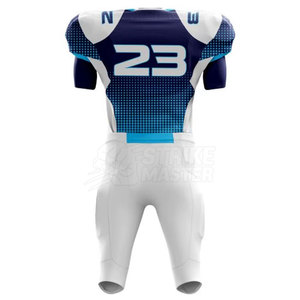 Uniforme de football américain en polyester imprimé sur mesure pour les équipes, les événements de club, les compétitions - Vêtements de sport respirants OEM - Product Image 6