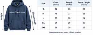 เสื้อฮู้ดฟลีซแบบยูนิเซ็กซ์ ผ้าฝ้าย 100% สีน้ำเงินล้วน มีกระเป๋าโลโก้ด้านหน้า สวมใส่สบาย กันลม เหมาะสำหรับฤดูใบไม้ร่วง ทรงโอเวอร์ไซส์ รับผลิตแบบ OEM - Product Image 6